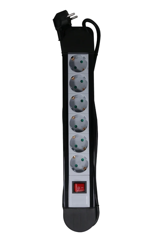 RELECTRIC Stekkerdoos 1,5 meter 6-voudig 3x1,5mm