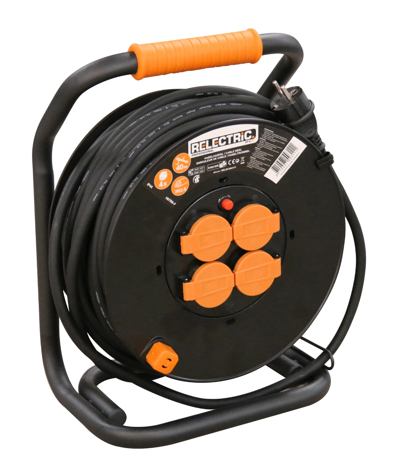 RELECTRIC PRO Kabelhaspel 40 meter IP 44 3x2,5mm