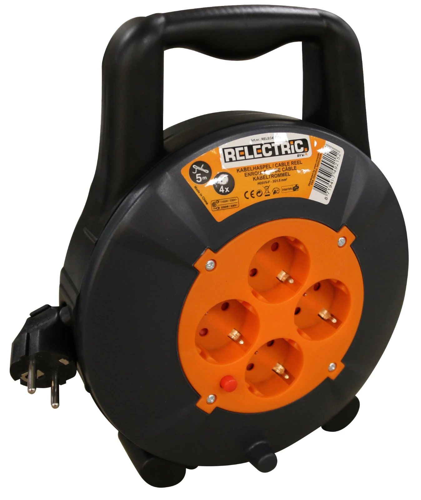 RELECTRIC Kabelbox 5 meter 3x1,5mm