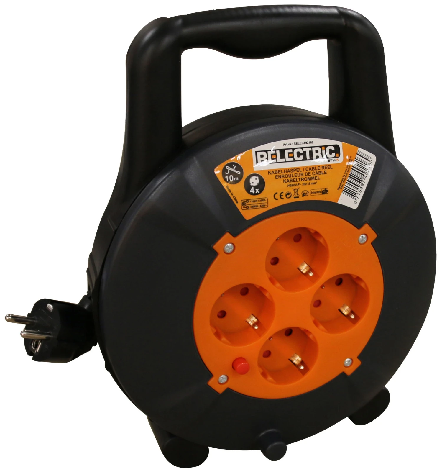 RELECTRIC Kabelbox 10 meter 3x1,5mm
