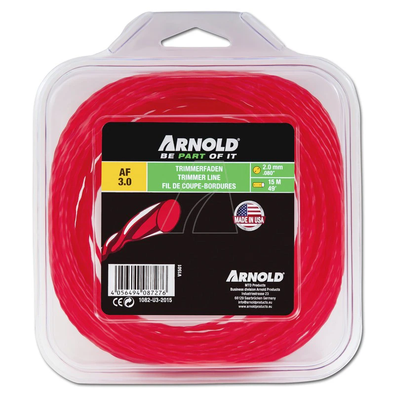 Arnold Trimmerdraad 15m O2.0mm rond gevlochten