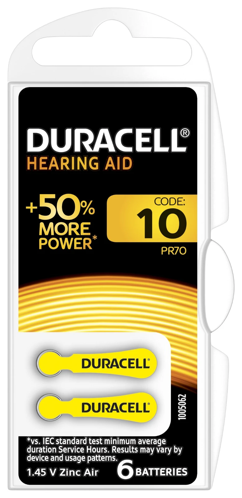 Duracell Hoortoestel batterijen DA 10 (6 stuks)