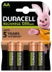 Duracell Plus Oplaadbare AA-batterijen 1300mAh (4 stuks)