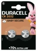 Duracell 2032 Lithium knoopcel batterijen 3V (2 stuks)