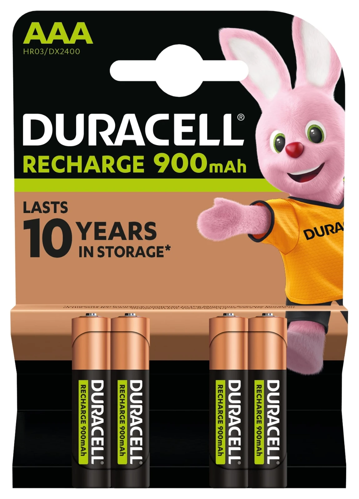 Duracell Ultra Oplaadbare AAA-batterijen 850mAh (4 stuks)