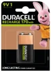Duracell Ultra Oplaadbare 9V batterij 170mAh (1 stuk)