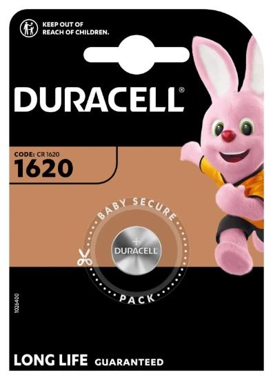 Duracell 1620 Lithium knoopcel batterij (1 stuk)