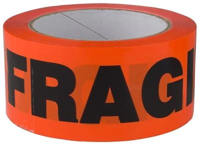 Tape breekbaar oranje, 66mx50mm