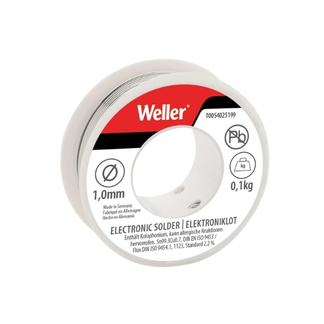 Weller Soldeertin loodvrij  EL99-1-100 1.0 mm 100g