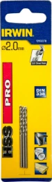 Irwin Boor HSS Pro DIN 338 2,0x49 mm (3 stuks)