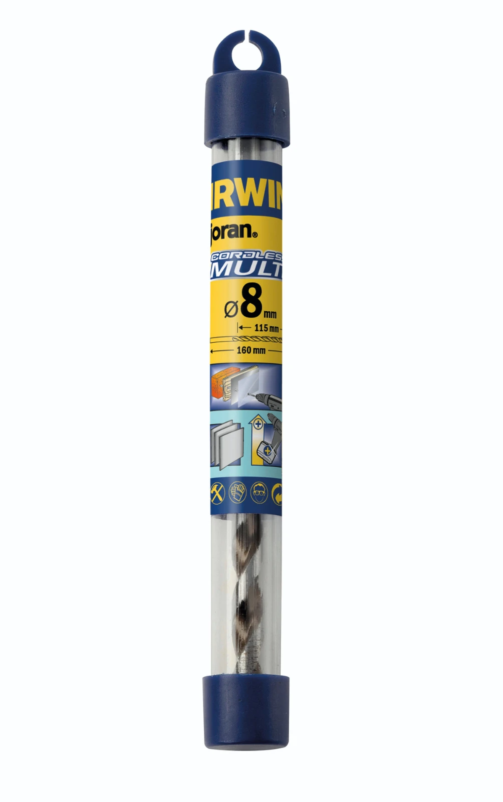 Irwin Boor Enkel Roterende 8,0x200 mm