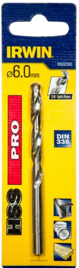 Irwin Boor HSS Pro DIN 338 6,0x93 mm