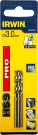 Irwin Boor HSS Pro DIN 338 3,0x61 mm (3 stuks)