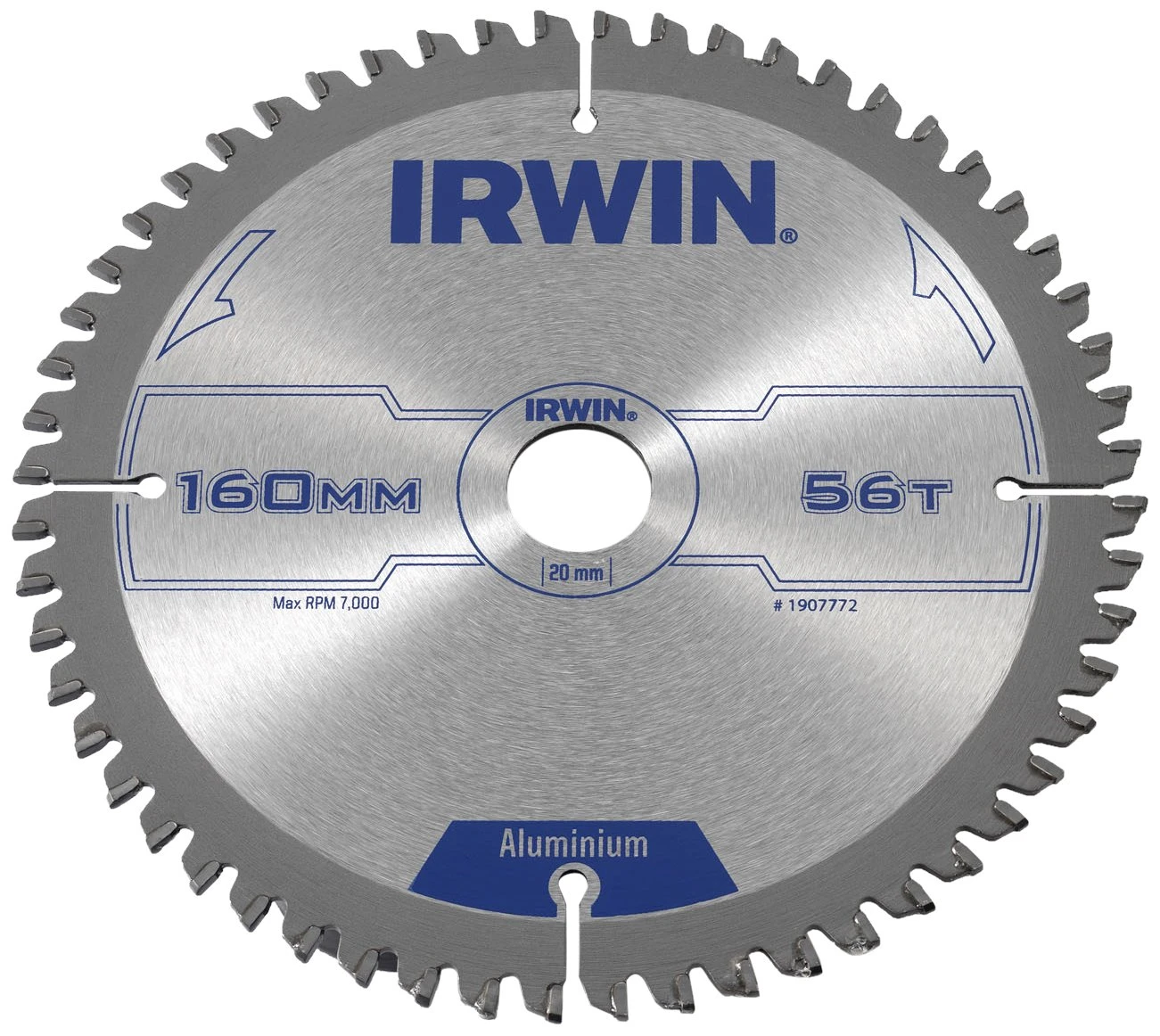 Irwin Cirkelzaagblad Aluminium 160x56x20 mm