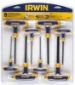 Irwin Stiftsleutelset 6-kant met T-handvat (8-delig)