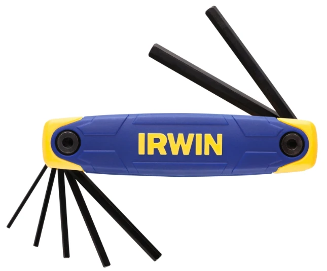 Irwin Stiftsleutelset 6-kant opvouwbaar (7-delig)