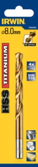 Irwin Boor HSS Titanium DIN 338 2,0x49 mm (2 stuks)