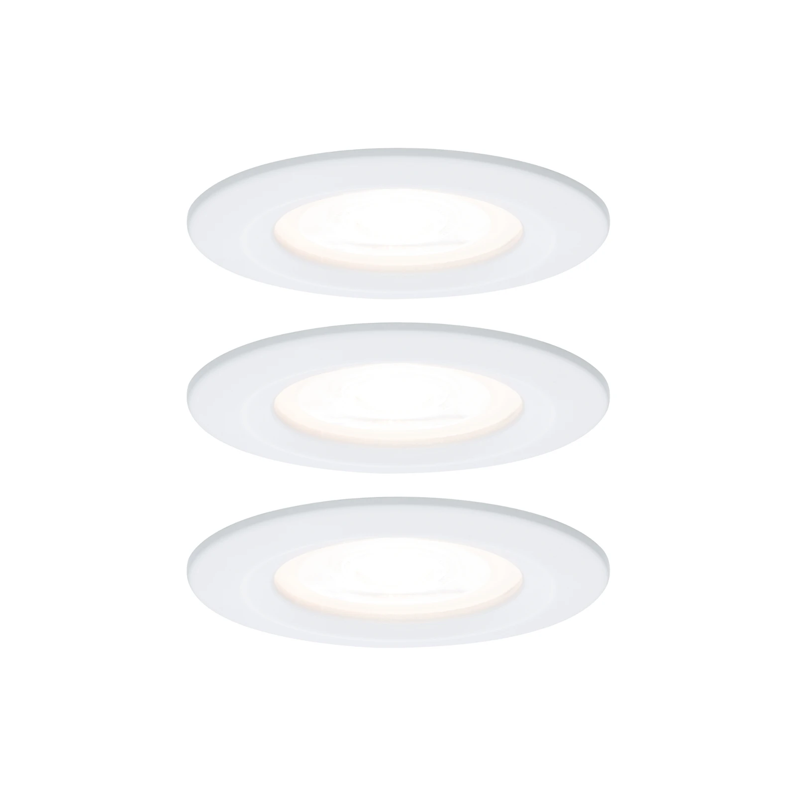 Paulmann LED-inbouwspot Nova 6,5W GU10 wit O78mm - 3-spots