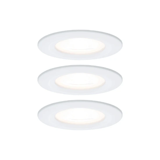 Paulmann LED-inbouwspot Nova 6,5W GU10 wit O78mm - 3-spots