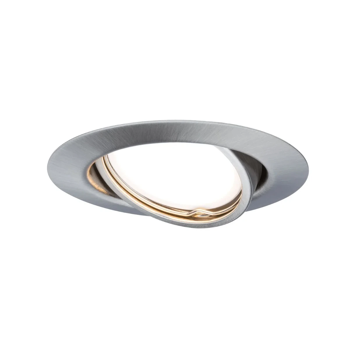 Paulmann LED-inbouwspot Base 5W GU10 staal O90mm - 1-spot