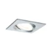 Paulmann LED-inbouwspot Nova 6,5W GU10 aluminium 84x84mm - 1-spot