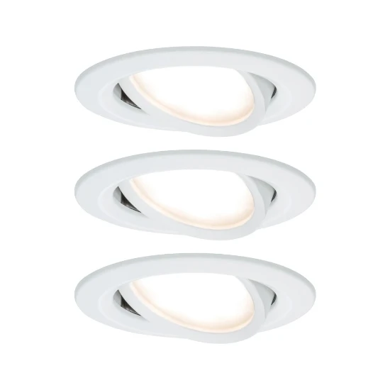 Paulmann LED-inbouwlamp Nova Plus 6W 2700K dimbaar O84mm wit3-spots