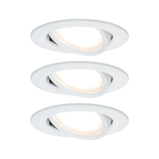 Paulmann LED-inbouwlamp Nova Plus 6W 2700K dimbaar O84mm wit3-spots