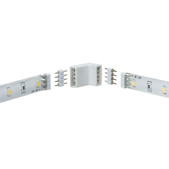 Paulmann YourLED Hoekverbinding 60W wit/zwart (4 stuks)