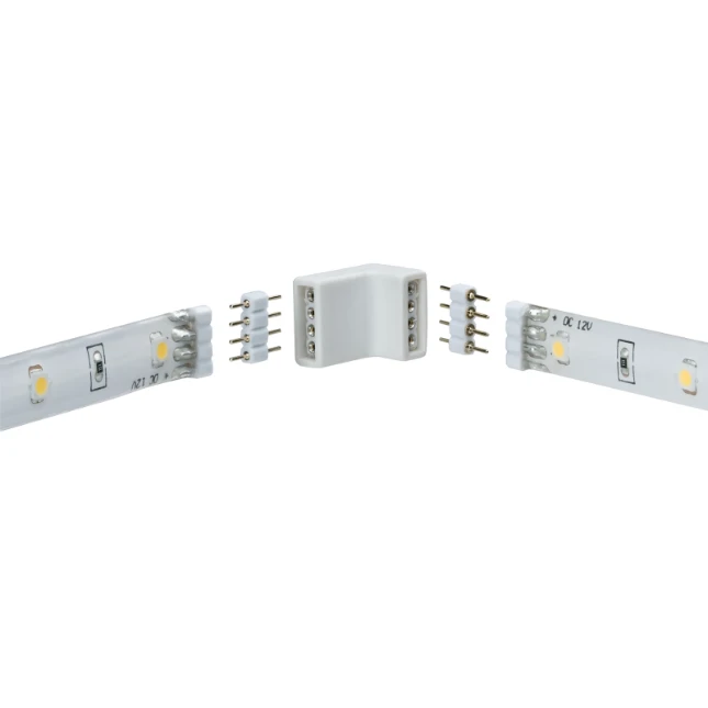 Paulmann YourLED Hoekverbinding 60W wit/zwart (4 stuks)