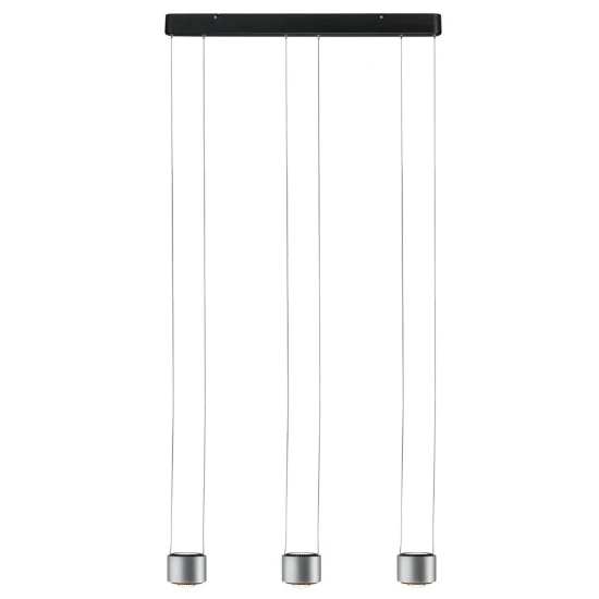 Paulmann LED-hanglamp Aldan 3 x9W aluminium dimbaar