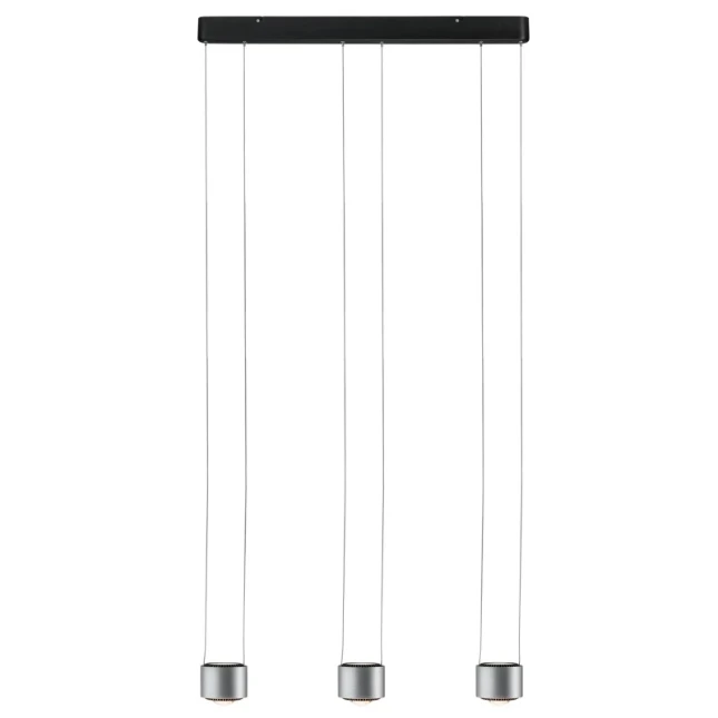 Paulmann LED-hanglamp Aldan 3 x9W aluminium dimbaar