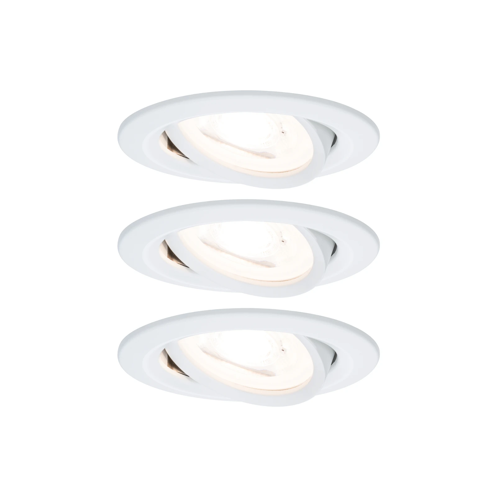 Paulmann LED-inbouwspot Nova 6,5W GU10 wit O84mm - 3-spots