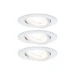 Paulmann LED-inbouwspot Nova 6,5W GU10 wit O84mm - 3-spots