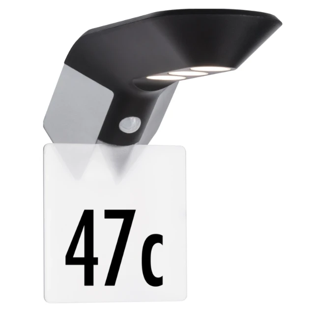 Paulmann Outdoor Solar Buitenwandlamp Soley IP44 met bewegingsmelder
