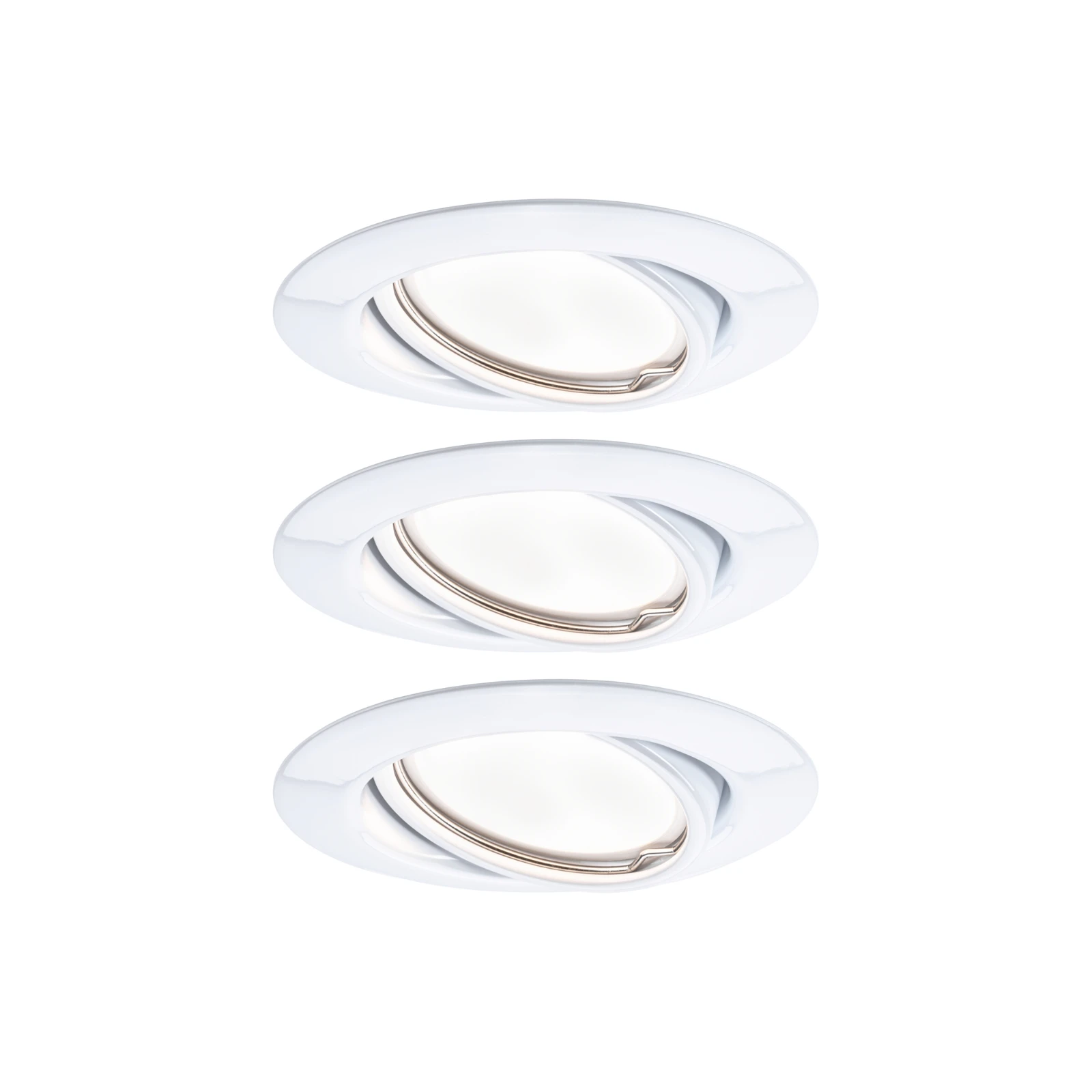Paulmann LED-inbouwlamp Base Coin bassisset 5W GU10 O90mm 3-spots