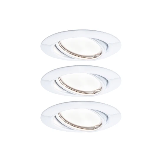 Paulmann LED-inbouwlamp Base Coin bassisset 5W GU10 O90mm 3-spots