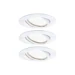 Paulmann LED-inbouwspot Base Coin bassisset 5W wit O90mm 3-spots