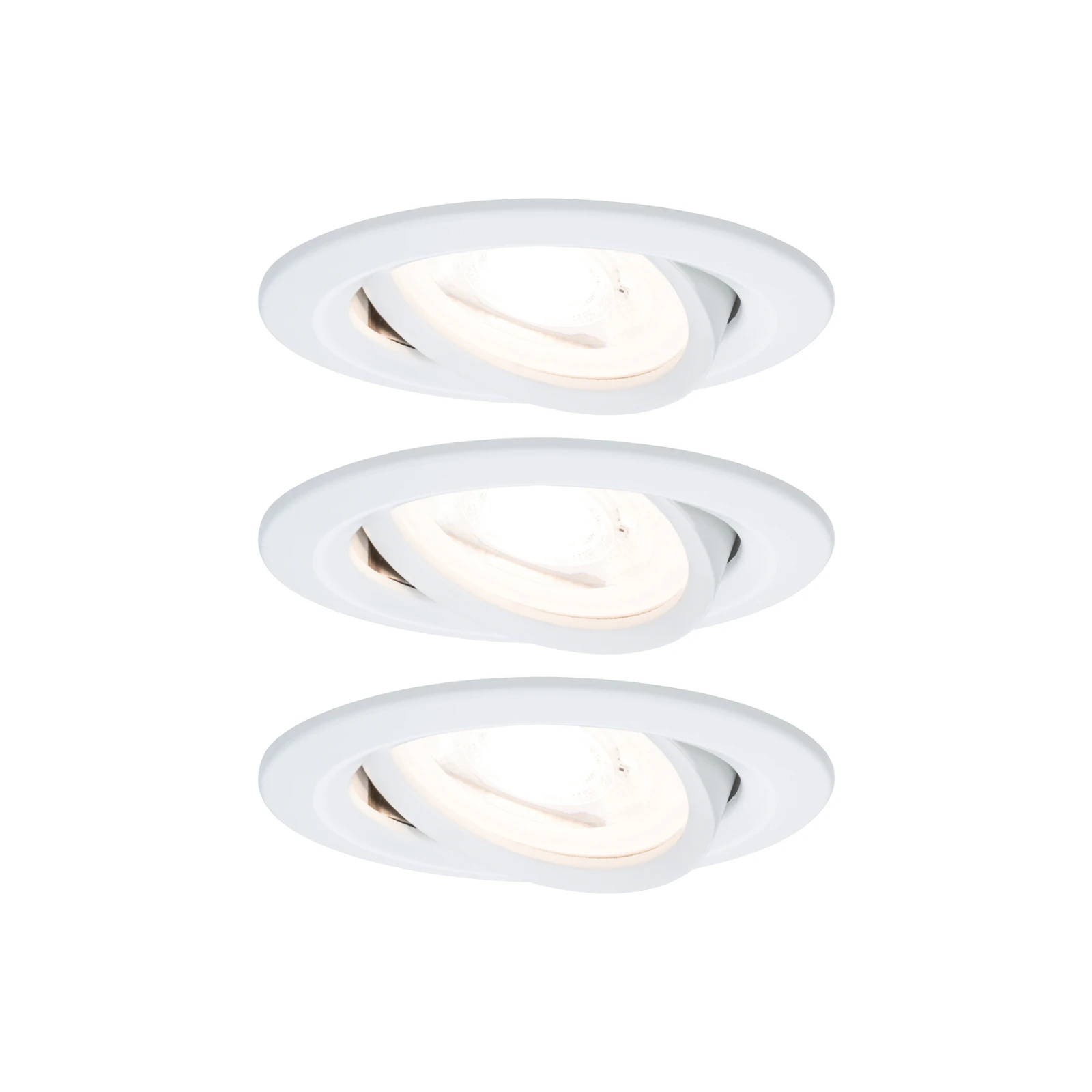 Paulmann LED-inbouwspot Nova 6,5W GU10 wit O84mm - 3-spots