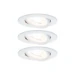 Paulmann LED-inbouwspot Nova 6,5W GU10 wit O84mm - 3-spots