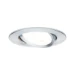 Paulmann LED-inbouwspot Nova 6,5W GU10 aluminium O84mm - 1-spot