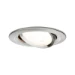 Paulmann LED-inbouwspot Nova 6,5W GU10 staal O84mm - 1-spot