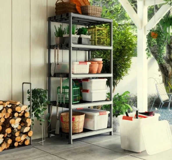 Keter Kunstst. stelling XL Plus met 5 legborden