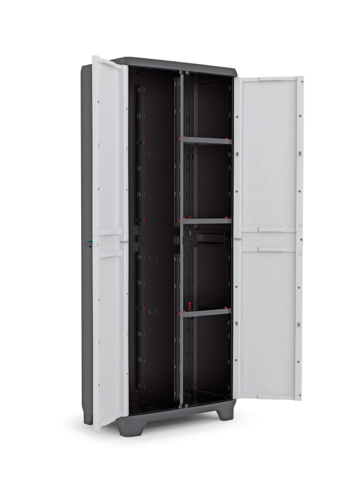 Keter Linear Opbergkast hoog - Utility - bezemkast - 3 planken