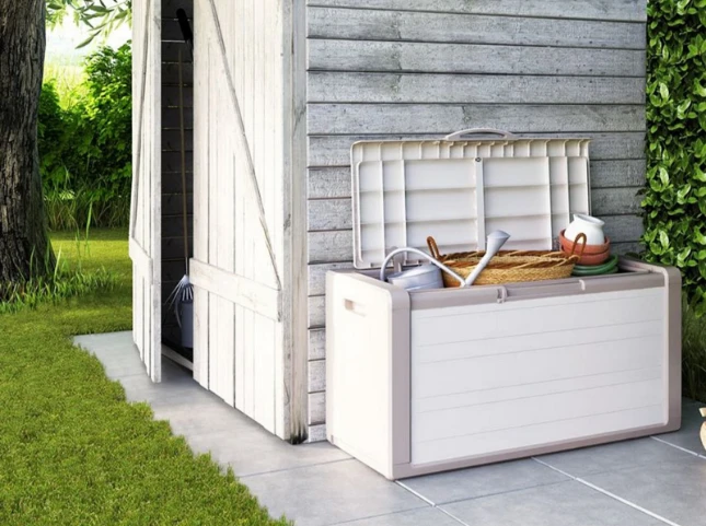 Keter Gulliver Tuinbox - 300L - 118x55x49cm - beige