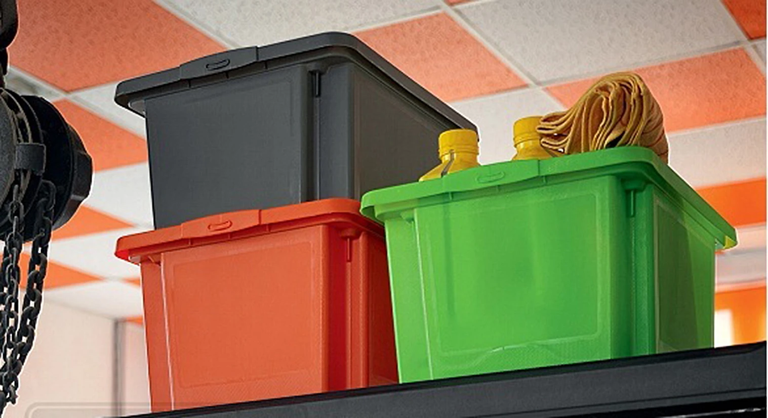 Kis Opbergbox, H Box, maat S, 25L, licht groen
