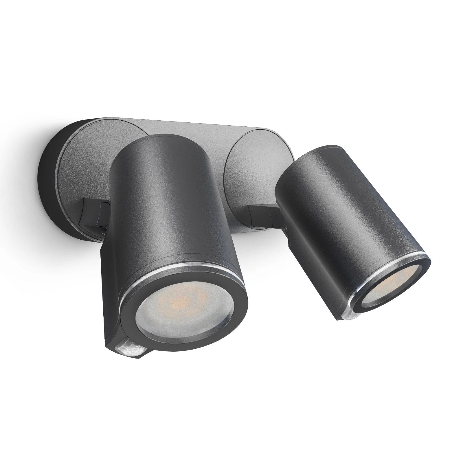 Steinel Sensor Buitenspot DUO antraciet - met bewegingsmelder