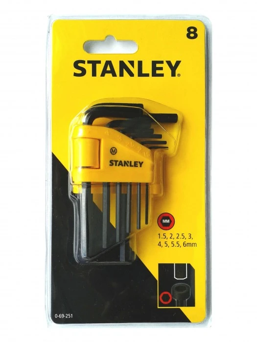 Stanley Stiftsleutelset 8-delig