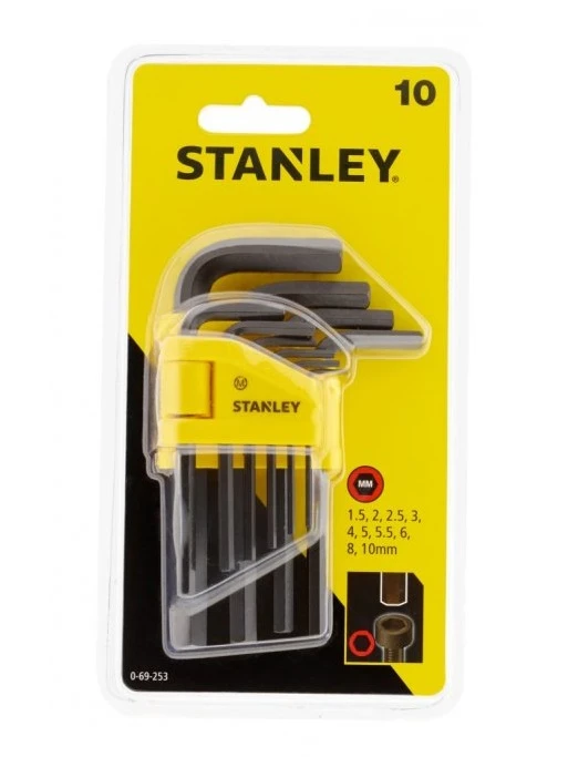 Stanley Stiftsleutelset 1,5-10 mm (10-delig)