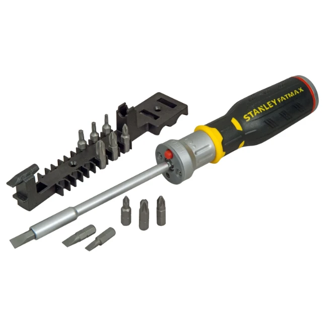 Stanley Ratelschroevendraaier met 12 bits FatMax