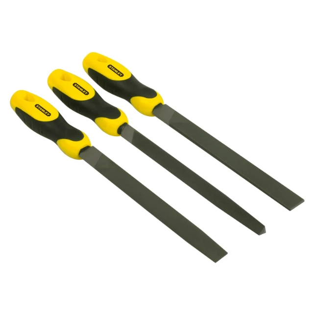 Stanley Vijlenset Halfzoet 200 mm (3-delig)